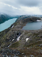 Hiking in Bessegen, Norway